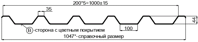 Фото: Профнастил Н60 х 845 - B (PURMAN-20-3005-0.5) в Дмитрове