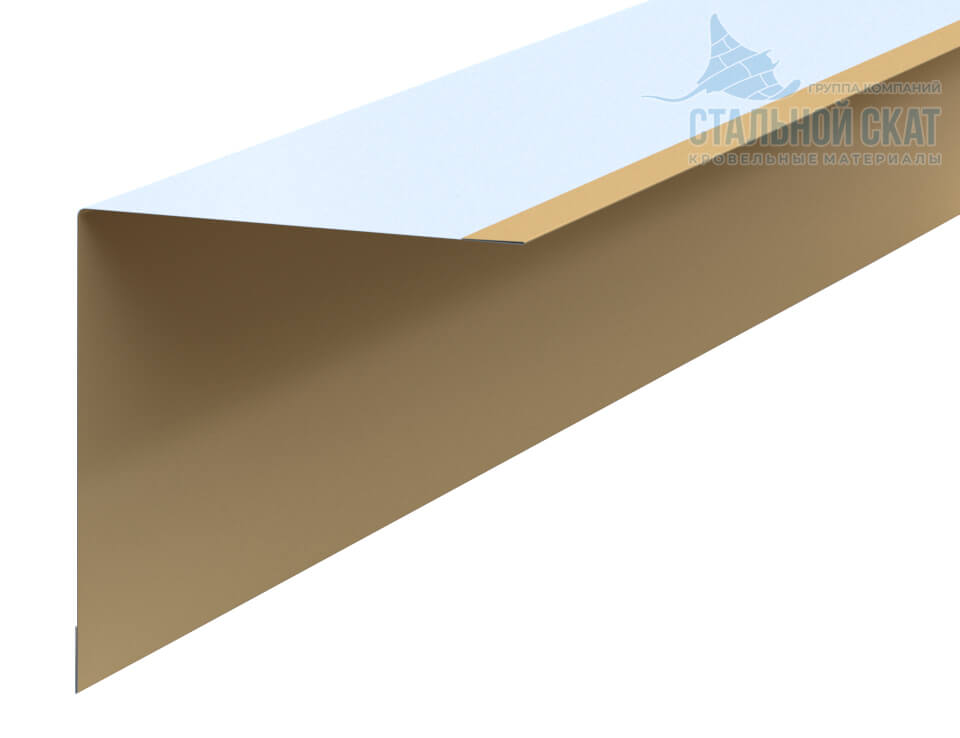 Планка угла внутреннего 75х75х3000 NormanMP (ПЭ-01-1014-0.5) в Дмитрове