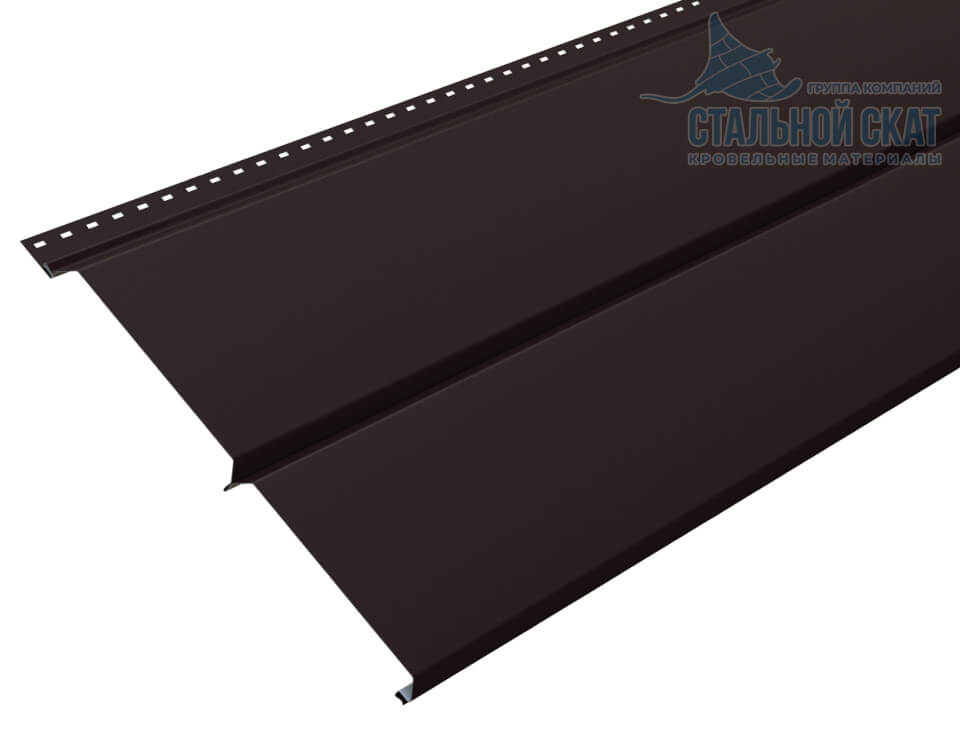 Сайдинг Lбрус-XL-14х335 (VALORI-20-DarkBrown-0.5) в Дмитрове