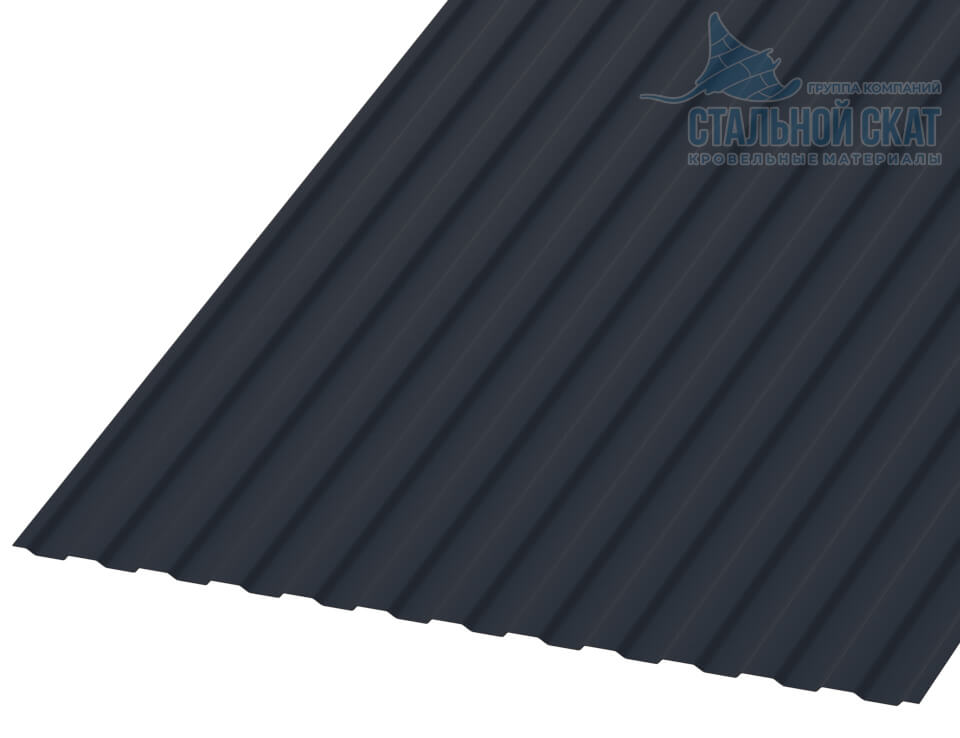 Фото: Профнастил МП10 х 1100 - B (PureTech_Mat-20-7024-0.5) в Дмитрове