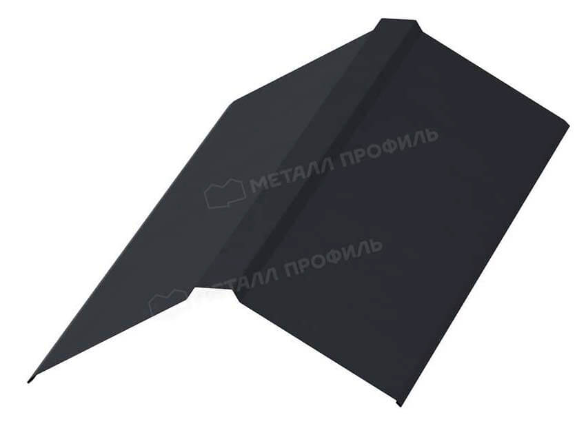 Планка конька плоского 190х190х2000 (VALORI-20-Темный Сланец-0.5)