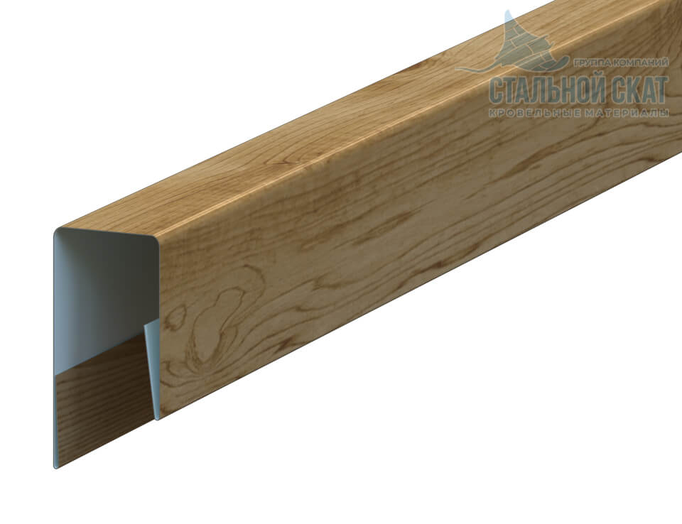 Планка П-образная 13х27х2000 (ECOSTEEL_MA-01-Сосна-0.5)