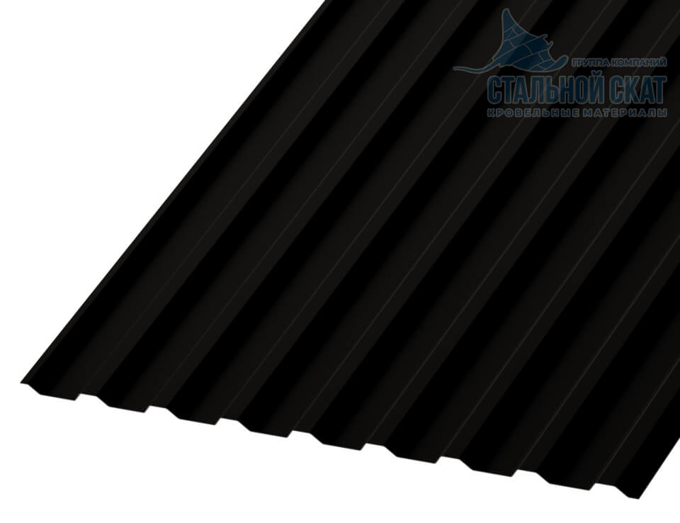 Профнастил МП20 х 1100 - B (PURMAN-20-9005-0.5)