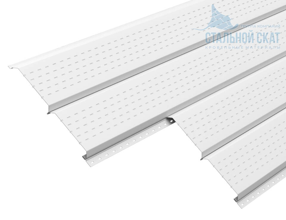 Софит Lбрус-15х240 NormanMP (ПЭ-01-9010-0.5)