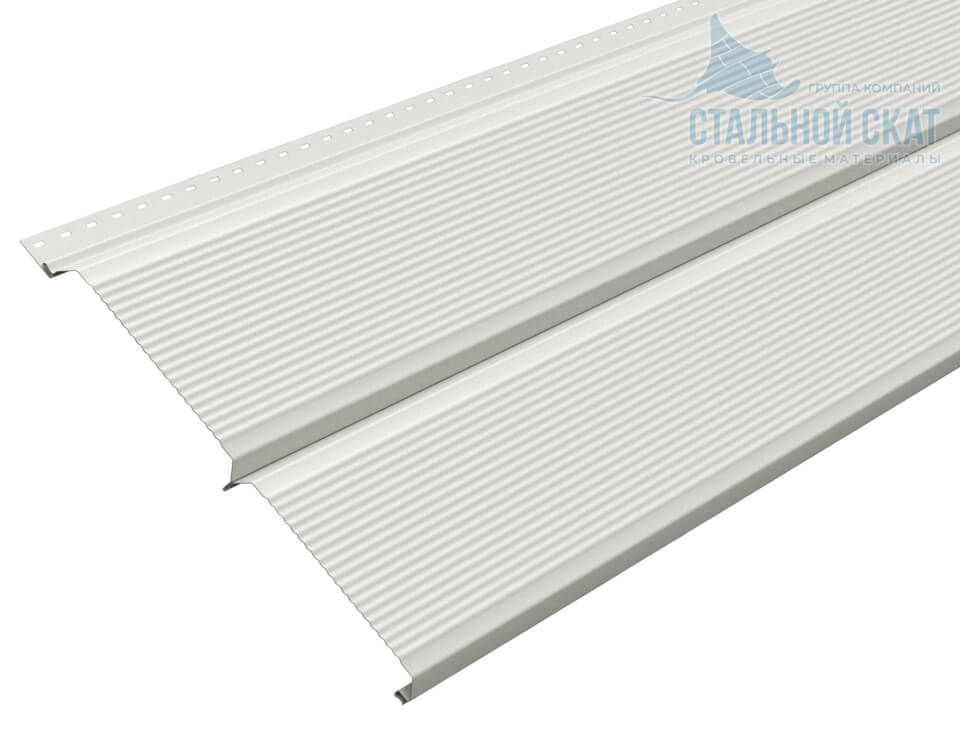 Сайдинг Lбрус-XL-В-14х335 (ПЭ-01-9002-0.45)