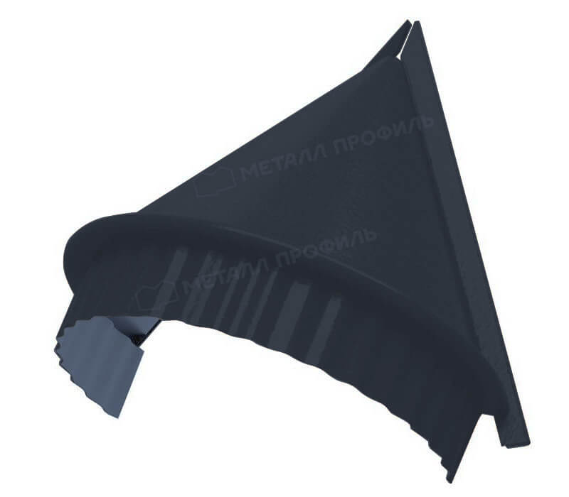Заглушка конька круглого конусная NormanMP (ПЭ-01-7016-0.5)