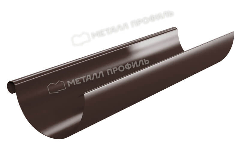 Желоб водосточный Foramina PUR D150х3000 (PUR_Д-01-8017\8017-0.5)