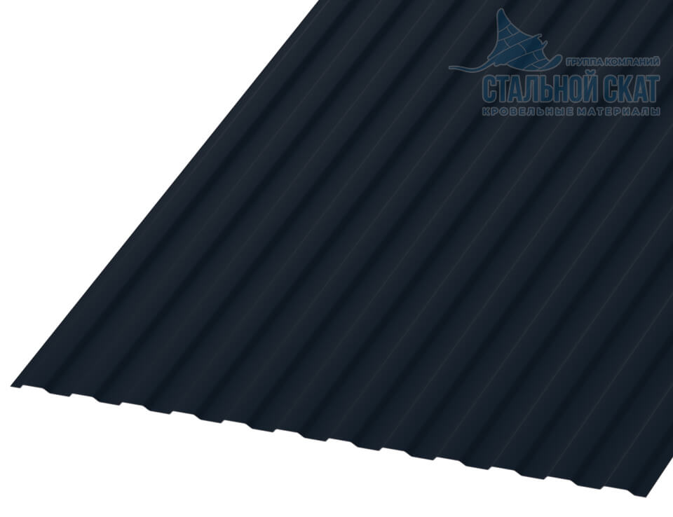 Профнастил МП10 х 1100 - A (VALORI-20-DarkGrey-0.5)