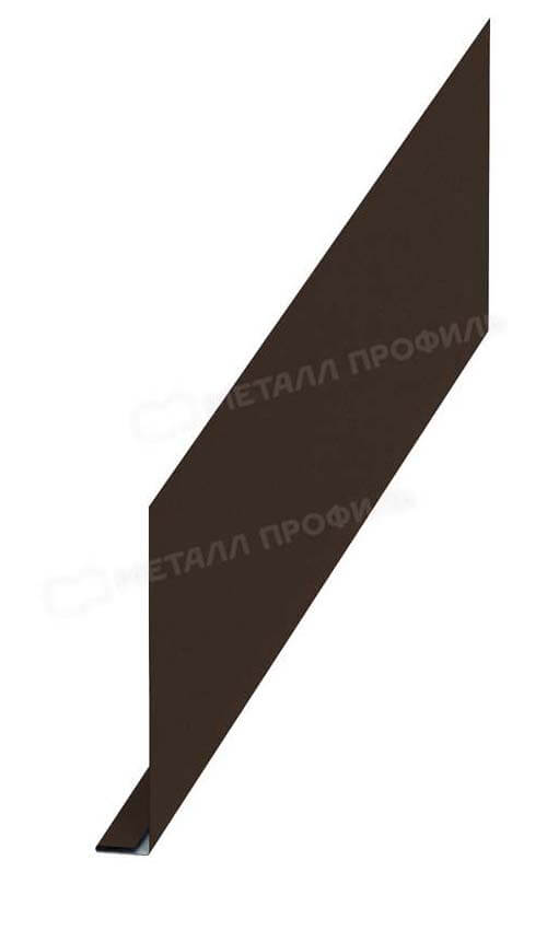 Планка карнизного свеса 250х50х3000 (ПЭ-01-8017-0.45)