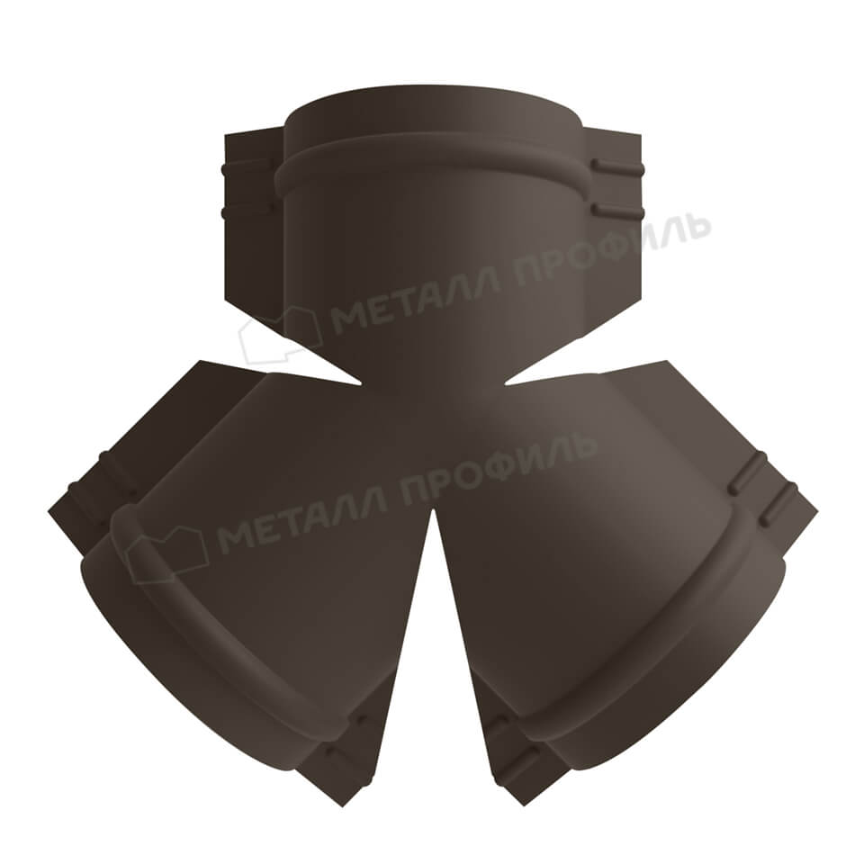 Y-образный тройник для круглого конька R110 (PURMAN-20-RR32-0.5)