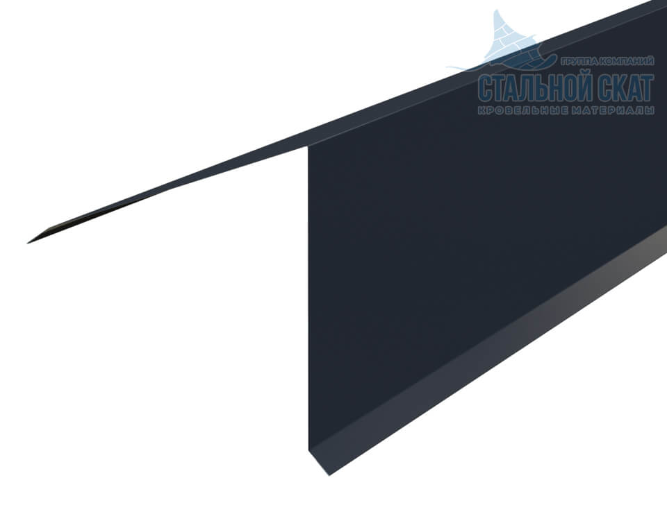 Планка конька кровли односкатной 185х185х2000 (PURETAN-20-RR23-0.5)