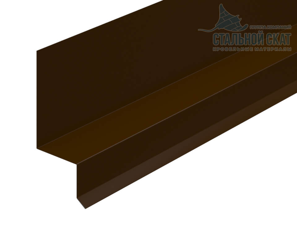 Планка отлива верхнего FASTCLICK 35х25х3000 (PURETAN-20-8017-0.5)