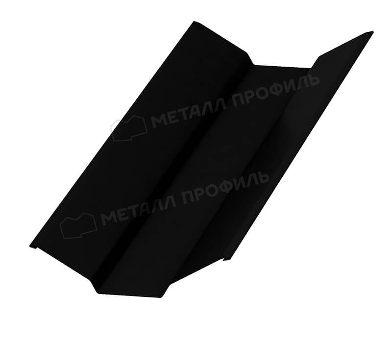 Планка ендовы верхняя 76х76х2000 (VikingMP-01-9005-0.45)