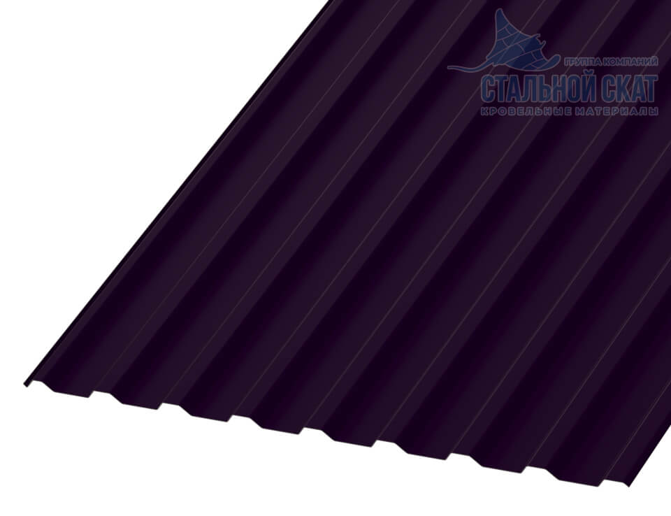 Профнастил МП20 х 1100 - R (VALORI-20-Violet-0.5)
