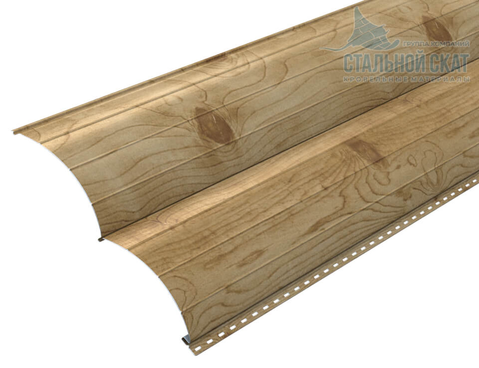 Сайдинг Woodstock-Н-28х330 (ECOSTEEL-01-Сосна-0.5)