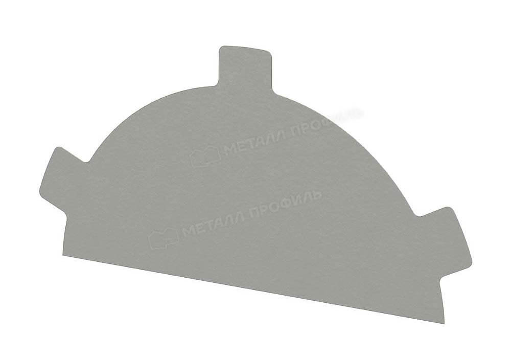 Заглушка конька круглого простая NormanMP (ПЭ-01-9002-0.5)