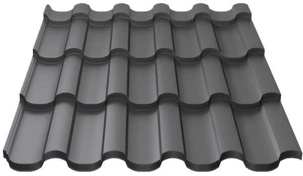 Металлочерепица МП Монтекристо-M (PURETAN-20-RR23-0.5)