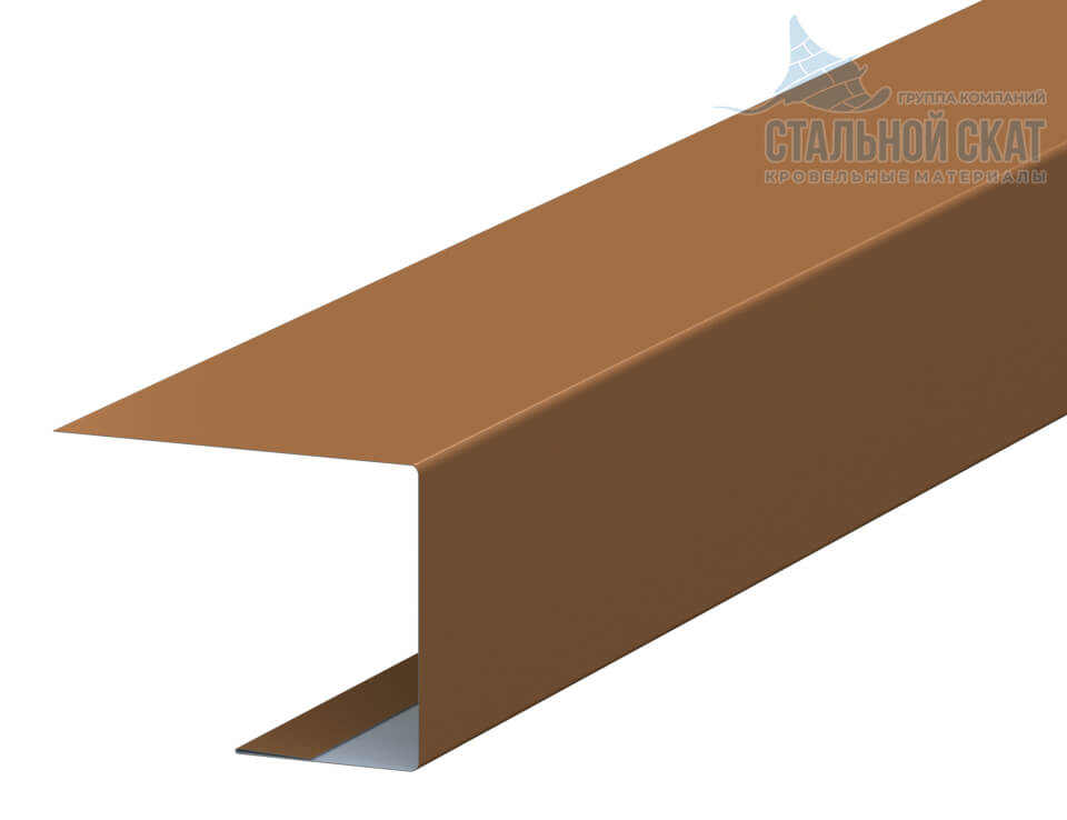 Планка завершающая FASTCLICK 50х38х3000 (PURMAN-20-Аргиллит-0.5)